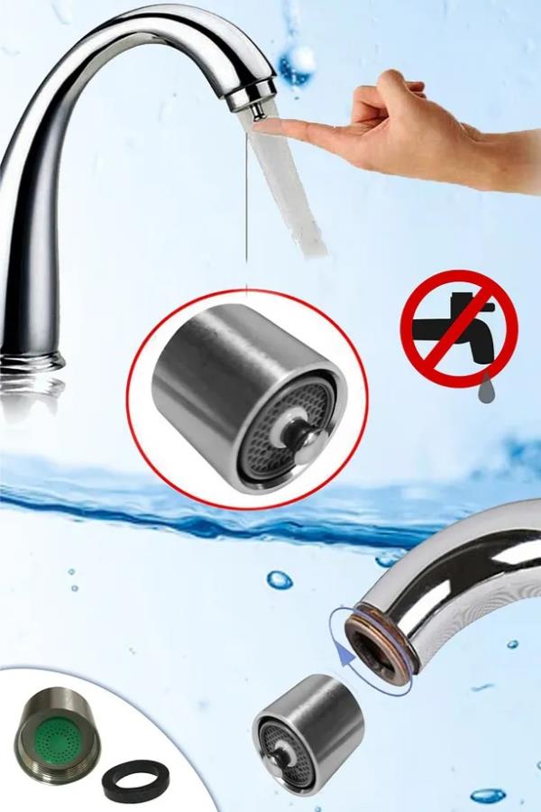 Tasarruflu Bas Çek Musluk Ucu