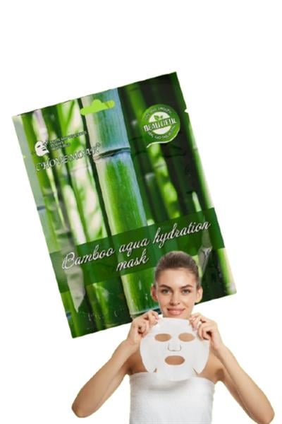 Kağıt Yüz Maskesi Kolajen Bambu Özlü 