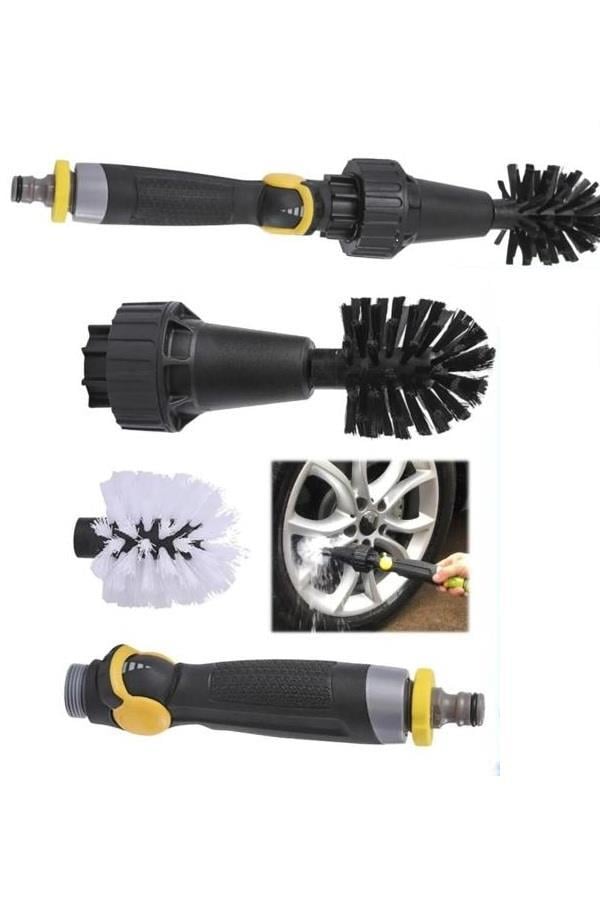 Araba Lastik Jant Hortuma Takılabilir Temizlik Fırçası