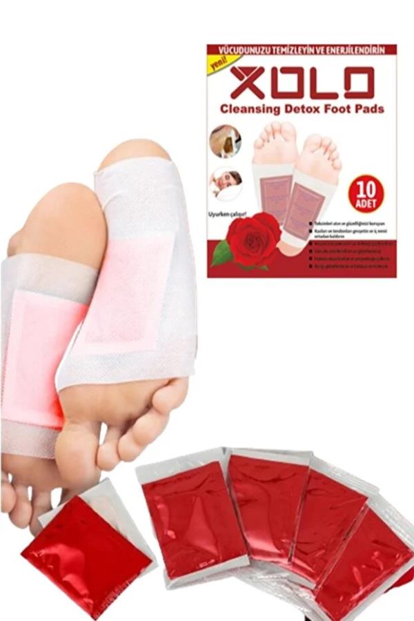 Ayak Detoks Bandı Kırmızı Gül Çiçeğİ