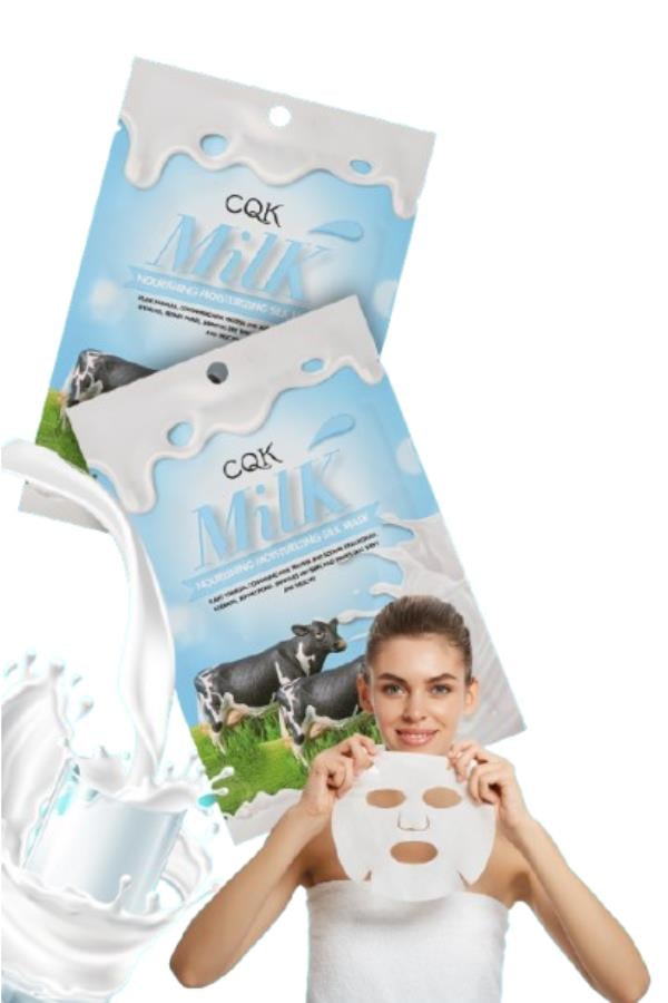 Kağıt Yüz Maskesi İnek Sütlü Özlü