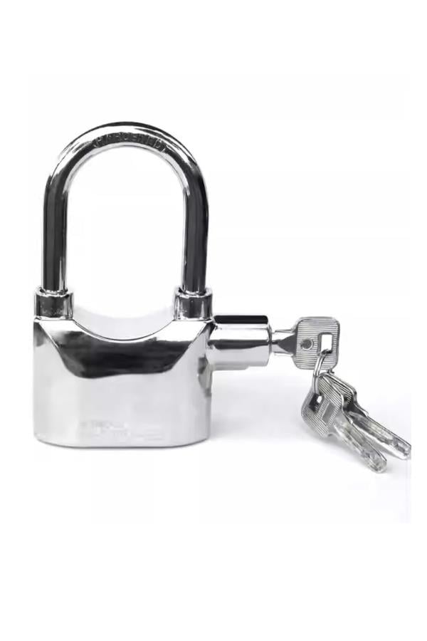 Krom Alarmlı Uzun Asma Kilit