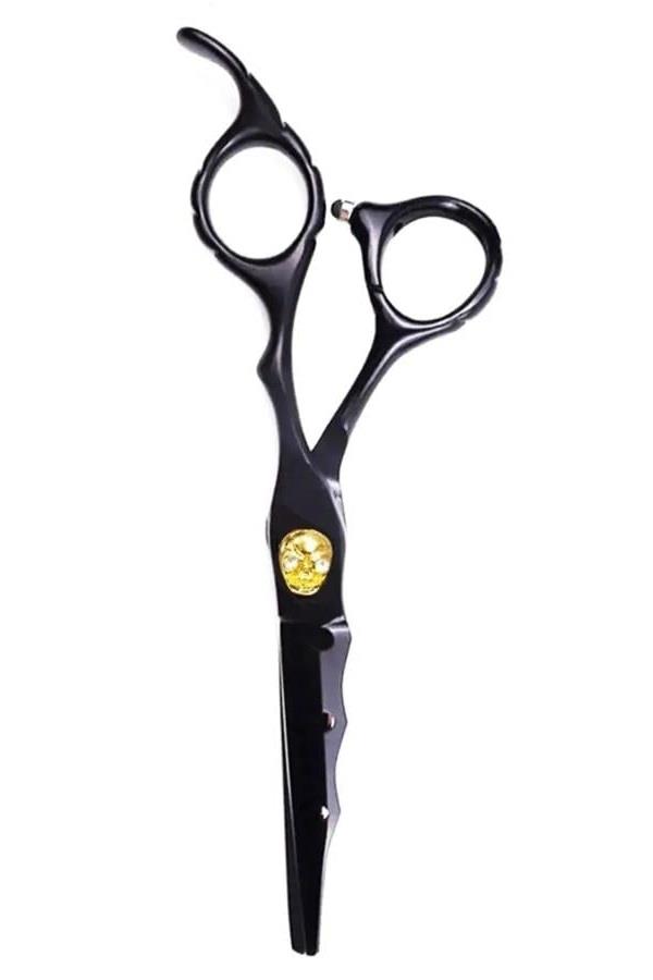 Kurukafa Siyah Düz Uçlu Saç Kesim Makası 6 inç