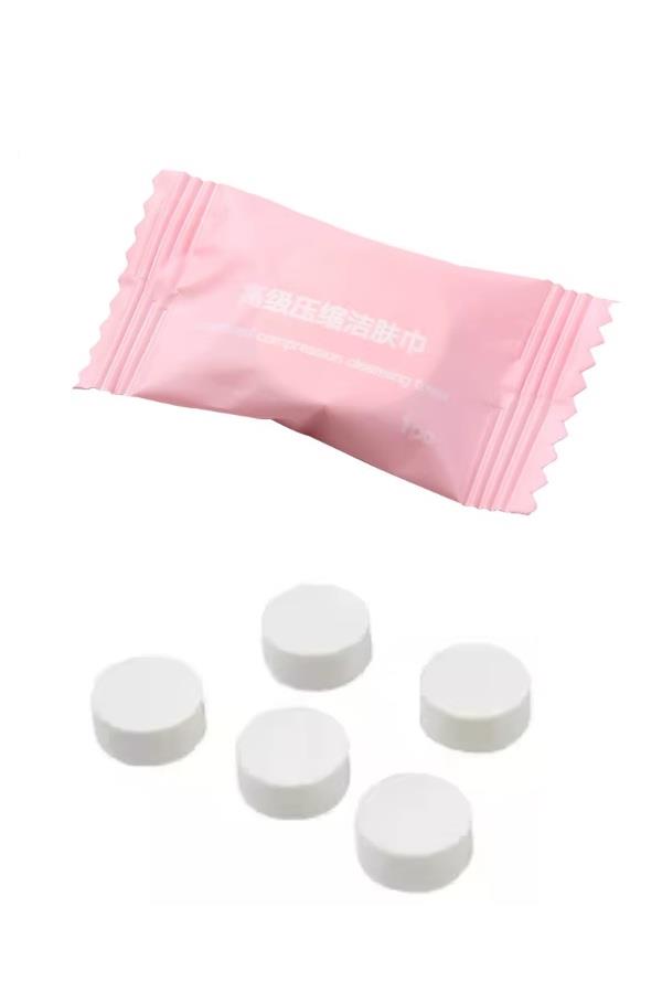 Sıkıştırılmış Yüz Maskesi Hap Maske 10 Adet