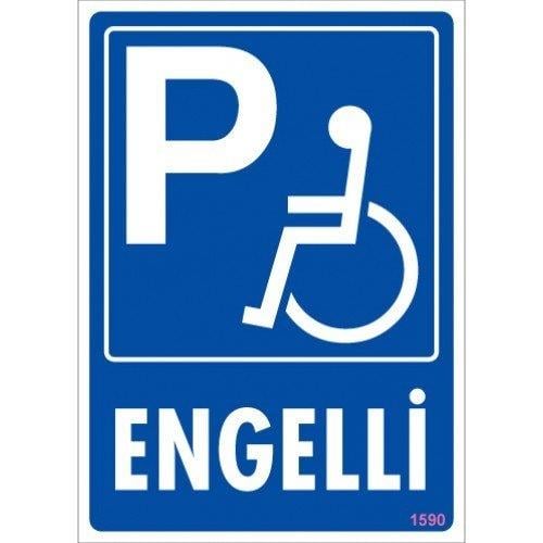 SÖNSAN UYARI LEVHALARI ''ENGELLİ PARK YERİ'' PVC 25*35