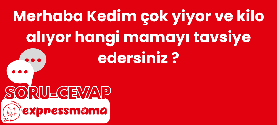 Merhaba Kedim çok yiyor ve kilo alıyor hangi mamayı tavsiye edersiniz ?