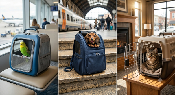 Uçak ve Tren Uyumlu Kedi, Köpek ve Kuş Taşıma Çantası Nasıl Olmalı