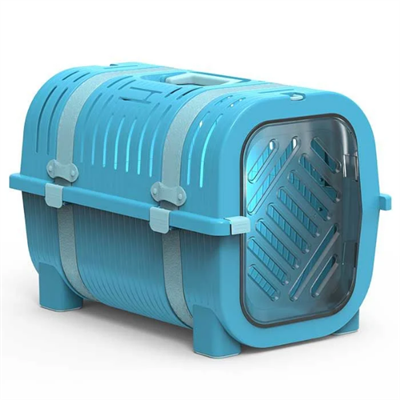 Rainbow Canlı Turkuaz Kemerli Kedi Köpek Taşıma Çantası 51x33x36 Cm