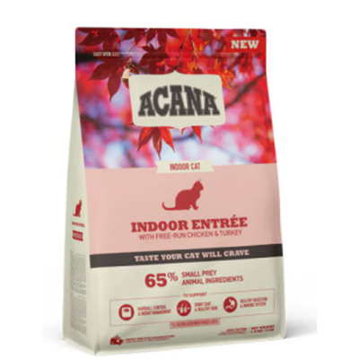 Acana Indoor Entree Hairball Control Tavuklu ve Hindili Kısırlaştırılmış Kedi Maması 1,8 kg