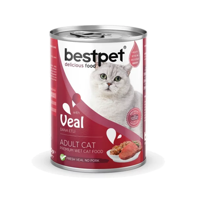 BestPet Dana Etli Yetişkin Kedi Konservesi 400gr
