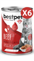 BestPet Sığır Etli Yetişkin Kedi Konservesi 400gr 6 Adet