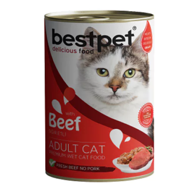 BestPet Sığır Etli Yetişkin Kedi Konservesi 400gr