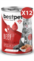 BestPet Sığır Etli Yetişkin Kedi Konservesi 400gr 12 Adet
