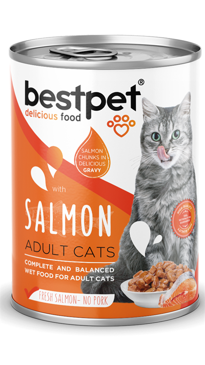 BestPet Somonlu Kısırlaştırılmış Kedi Konservesi 400gr