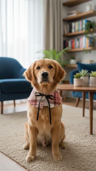 Kedi ve Köpek Beyaz Panço Tasma