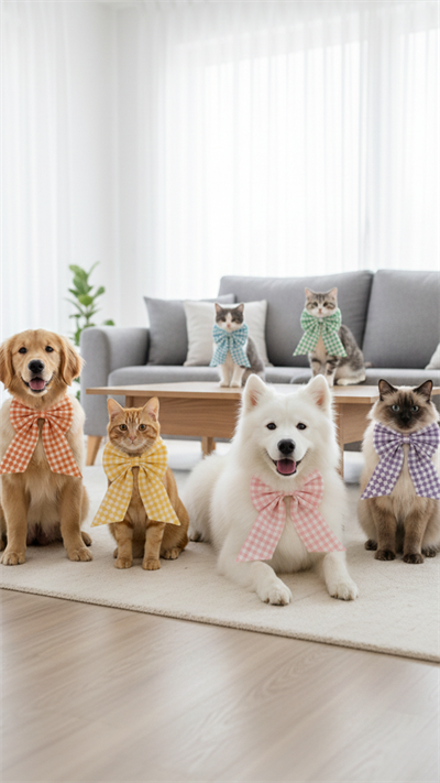 Kedi ve Köpek Big Ribbon Tasma