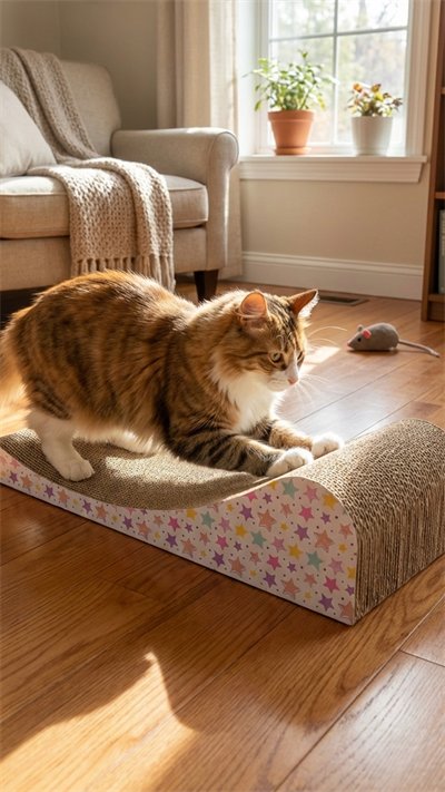 Breez Karton Kedi Tırmalama Kartonu 58x23x15 cm