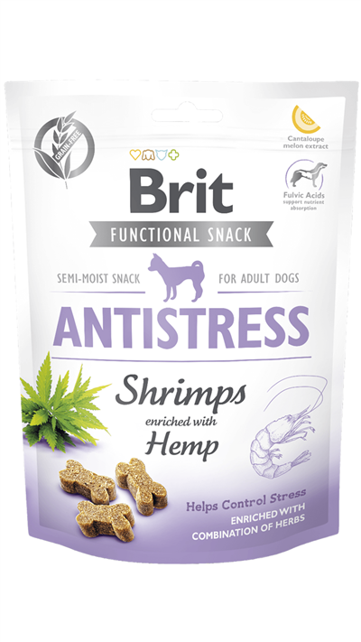 Brit Anti-Stress Kenevirli ve Karidesli Sakinleştirici Etkili Köpek Ödülü 150gr