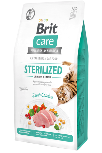 Brit Care Hypo Allergenic Urinary Tahılsız Tavuklu Kısırlaştırılmış Kedi Maması 7 Kg