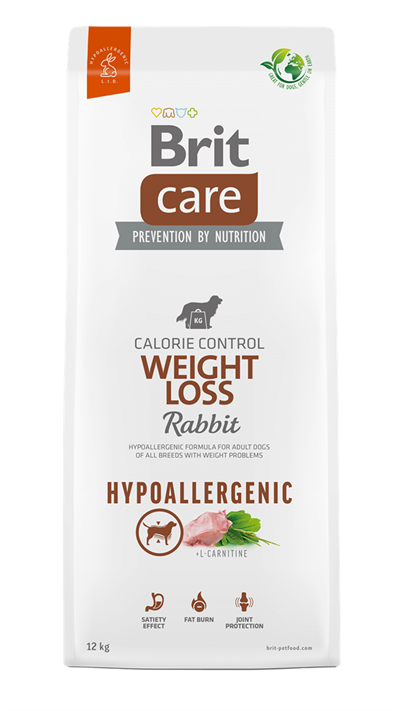 Brit Care Hypo-Allergenic Weight Loss Tavşan Etli Kilo Dengeleyici Yetişkin Köpek Maması 12kg