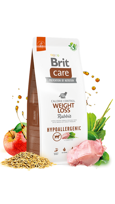 Brit Care Hypo-Allergenic Weight Loss Tavşan Etli Kilo Dengeleyici Yetişkin Köpek Maması 12kg