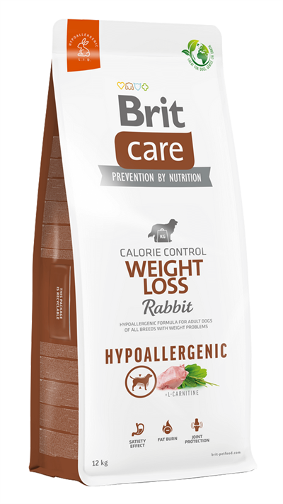 Brit Care Hypo-Allergenic Weight Loss Tavşan Etli Kilo Dengeleyici Yetişkin Köpek Maması 12kg