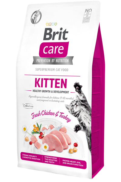 Brit Care Tahılsız Tavuklu Ve Hindili Yavru Kedi Maması 7 Kg