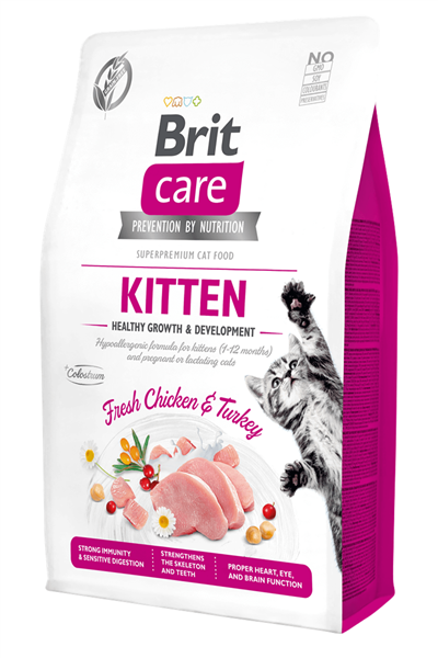 Brit Care Tahılsız Tavuklu Ve Hindili Yavru Kedi Maması 2 Kg