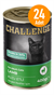 CHALLENGE KONSERVE KEDİ KUZU ETLİ 400GR 24 ADET