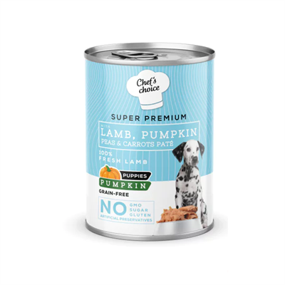 ChefsChoice Balkabaklı Kuzulu Yavru Köpek Konservesi 400Gr