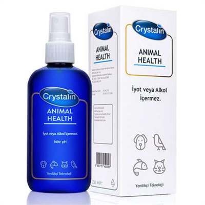 Crystalin Animal Health 250 ML ( Yara Bakım Solüsyonu ve Dezenfektan )