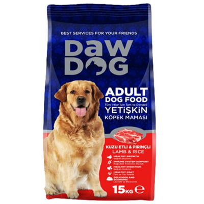 Dawdog Yetişkin Köpek Maması Kuzu Etli & Pirinçli 15 kg