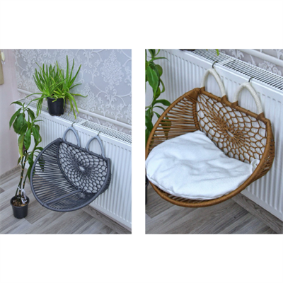 Dolunay Petek Askılı Kedi Yatağı