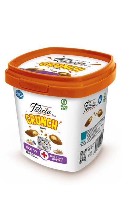 Felicia Beauty Kedi Crunch Ödül Maması 100g