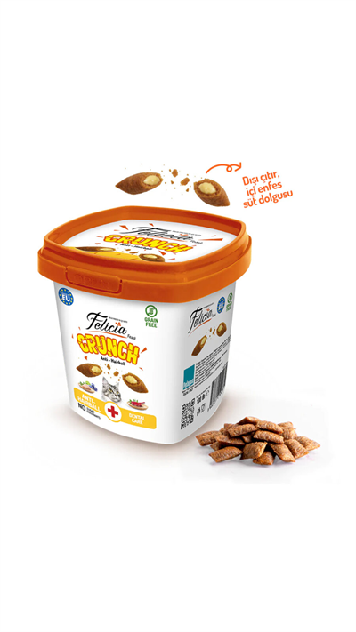 Felicia Hairball Kedi Crunch Ödül Maması 100g