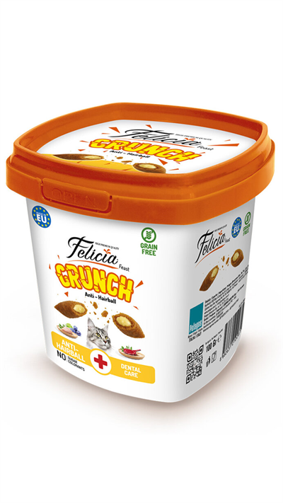Felicia Hairball Kedi Crunch Ödül Maması 100g