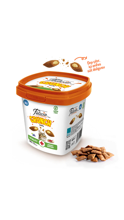Felicia Vitality Kedi Crunch Ödül Maması 100g