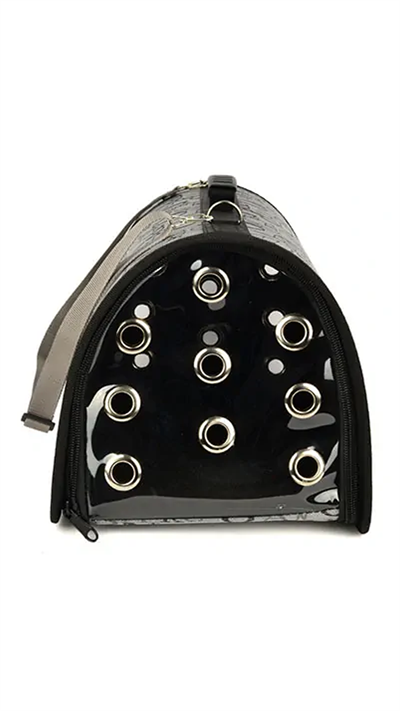 Flip Flybag Kedi ve Köpek Kapalı Taşıma Çantası Gri 28x44x28cm