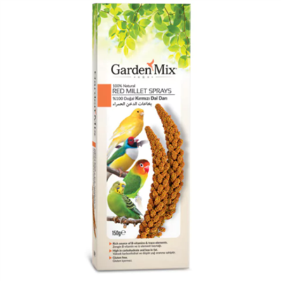 Garden Mix Platin Kırmızı Doğal Dal Darı 150gr