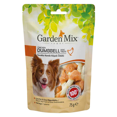 Garden Mix Tavuklu Kemik Köpek Ödül Maması 75gr