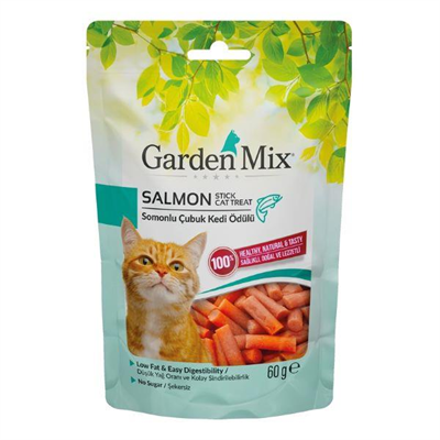 Gardenmix Somonlu Stick Kedi Ödül Maması 60gr