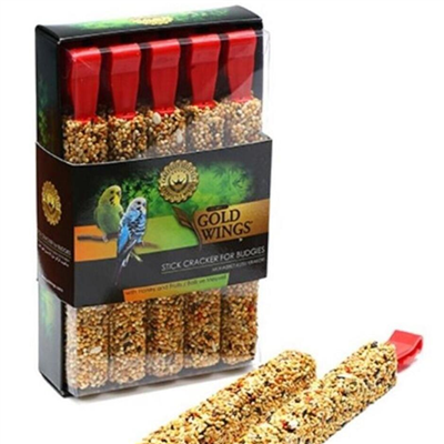 Gold Wings Premium Muhabbet Kuşu Krakeri Ballı Meyveli 10 lu