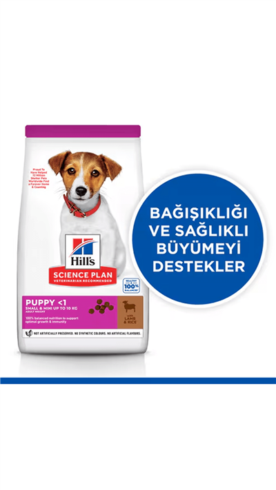 Hills SCIENCE PLAN Healthy Development Kuzulu Küçük Irk Yavru Köpek Maması 6kg
