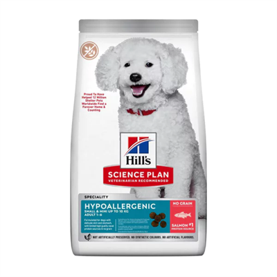 Hills SCIENCE PLAN Hypo-Allergenic Somonlu Küçük Irk Yetişkin Köpek Maması 1,5kg