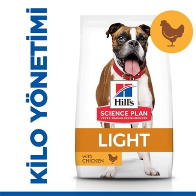 Hills SCIENCE PLAN Light Tavuklu Orta Irk Yetişkin Köpek Maması 2,5kg