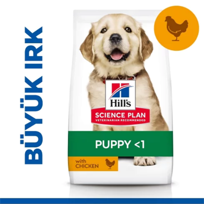 Hills SCIENCE PLAN Tavuklu Büyük Irk Yavru Köpek Maması 2,5kg