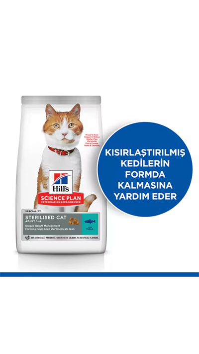 Hills SCIENCE PLAN Somonlu Kısırlaştırılmış Yetişkin Kedi Maması 10 Kg