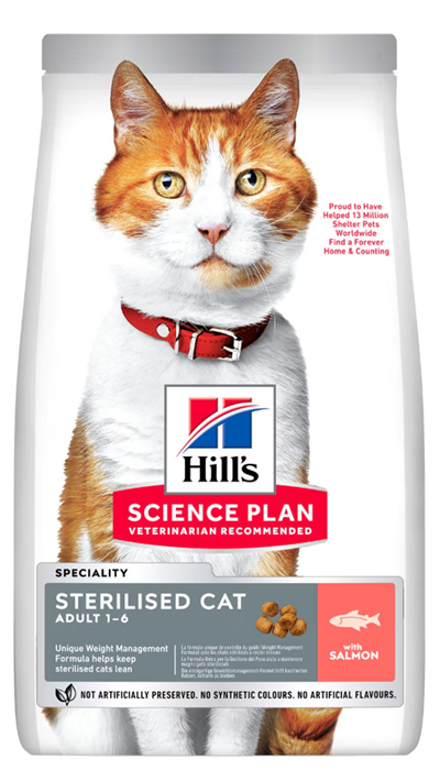 Hills SCIENCE PLAN Somonlu Kısırlaştırılmış Kedi Maması 15kg