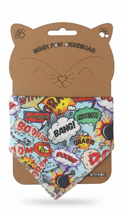 Kedi ve Köpek Karışık Fular Tasma