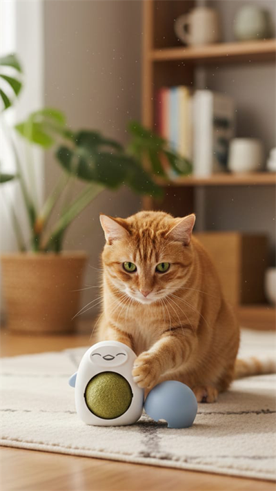 Kedi Yalama Topu Panda Model Kedi Catnip